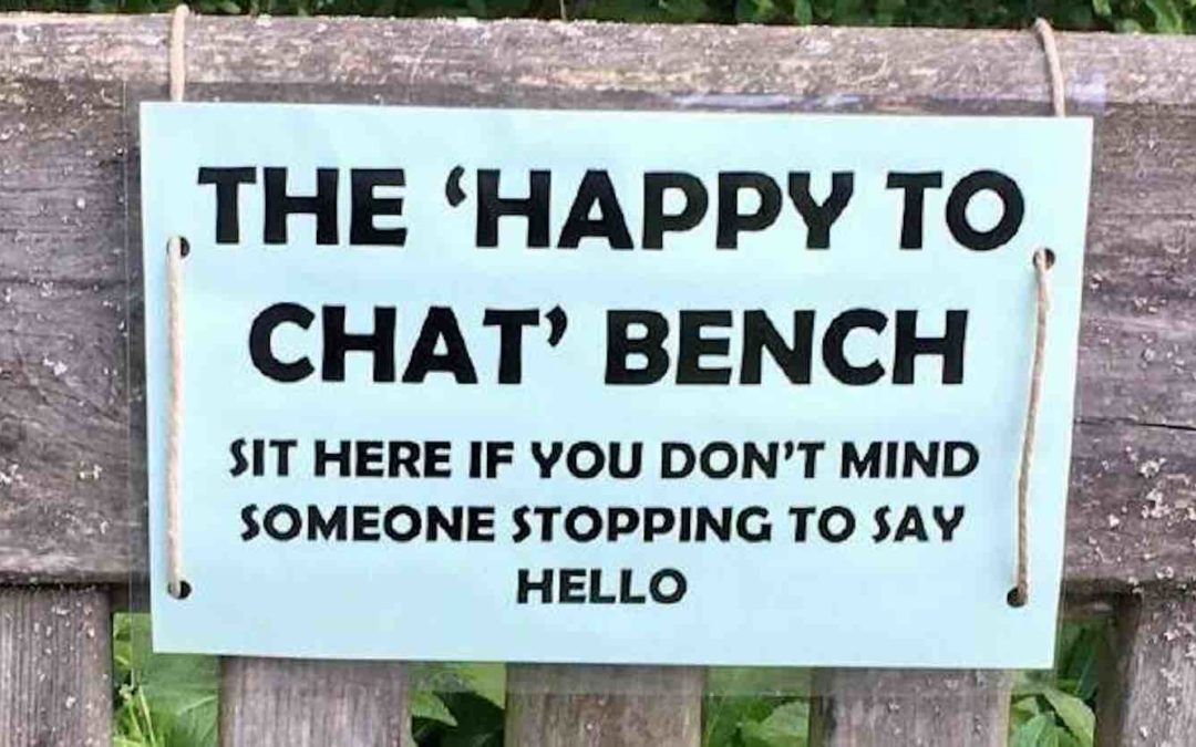 Generational Loneliness – One Town’s Solution – The Chat Bench